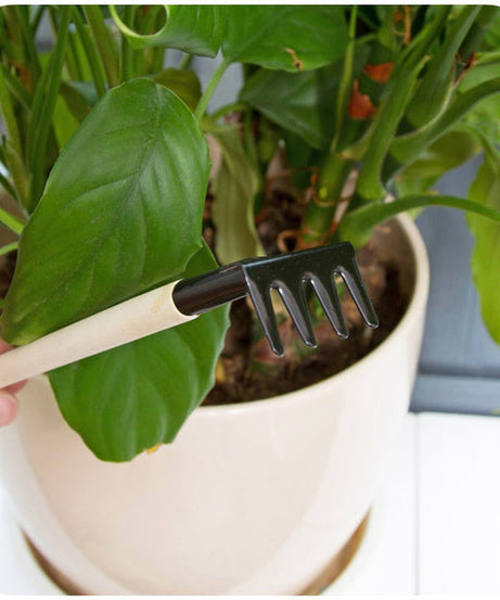 Garden tools set for kids: trowel, shovel, rake
