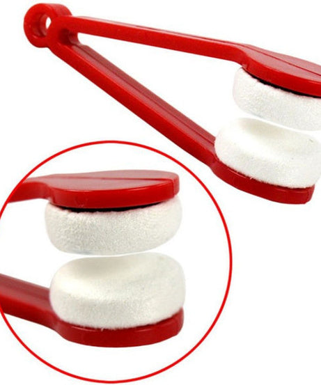 Microfiber lens cleaner for spectacles, sunglasses, portable.