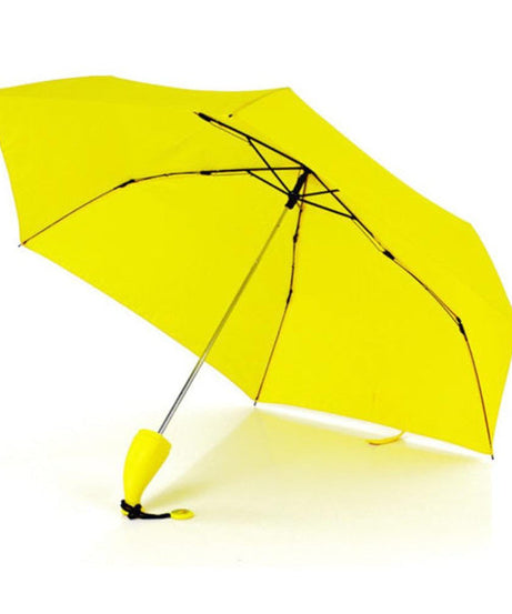 Mini banana-shaped umbrella, foldable and fashionable.