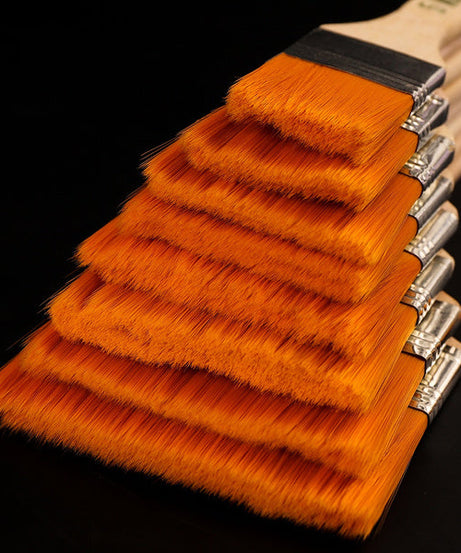Artistic Flat Painting Brush - Set of 12