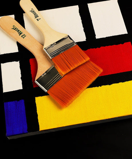Artistic Flat Painting Brush - Set of 12