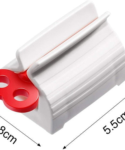 Toothpaste tube squeezer with holder stand for easy use