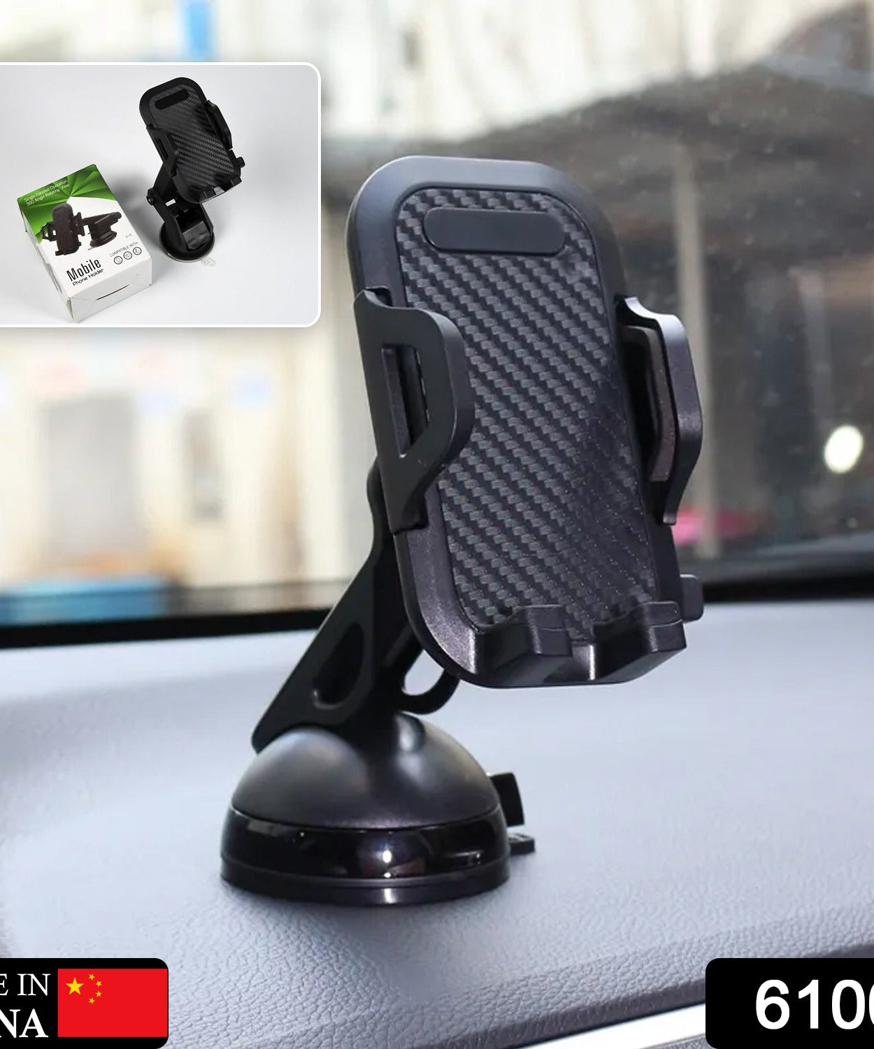 Car dashboard phone holder
