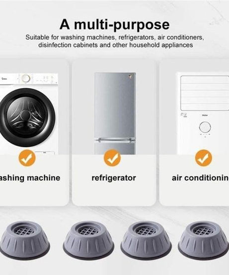 Rubber vibration pads with suction cups