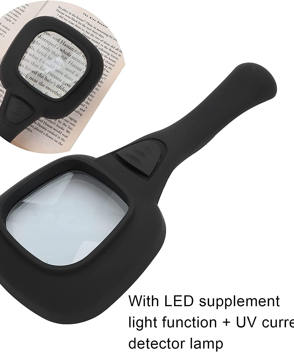 Illuminated magnifier for hobby and inspection