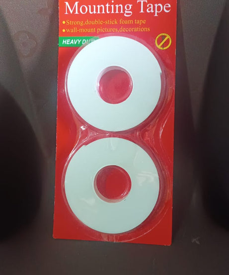 Strong Double Sided Tape Foam Mounting Tape (2 Pcs Set)