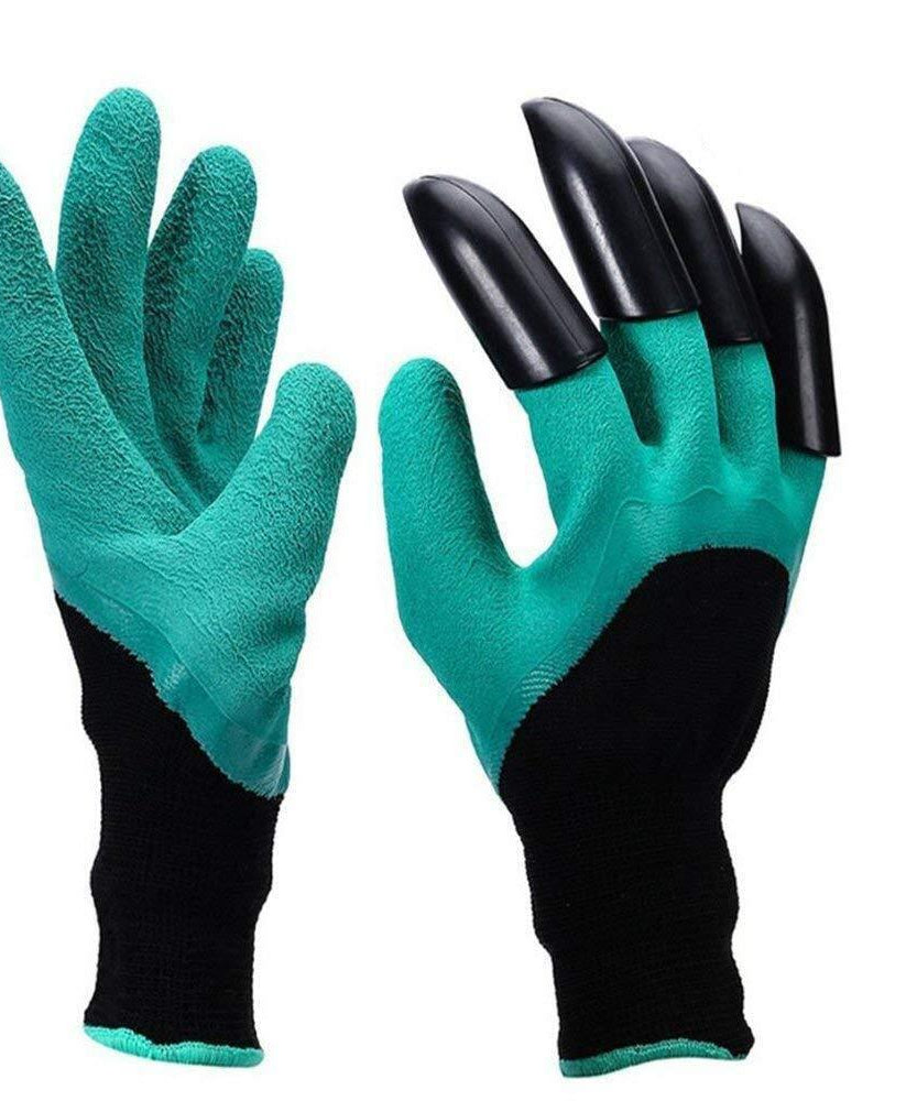Durable garden gloves in mixed colours.