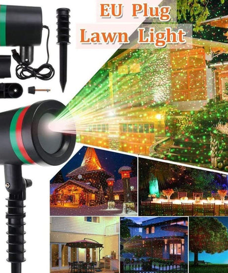 Multicolor laser lights projector for outdoor events