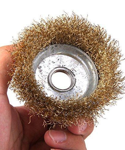 High-quality gold wire brush for various surfaces.