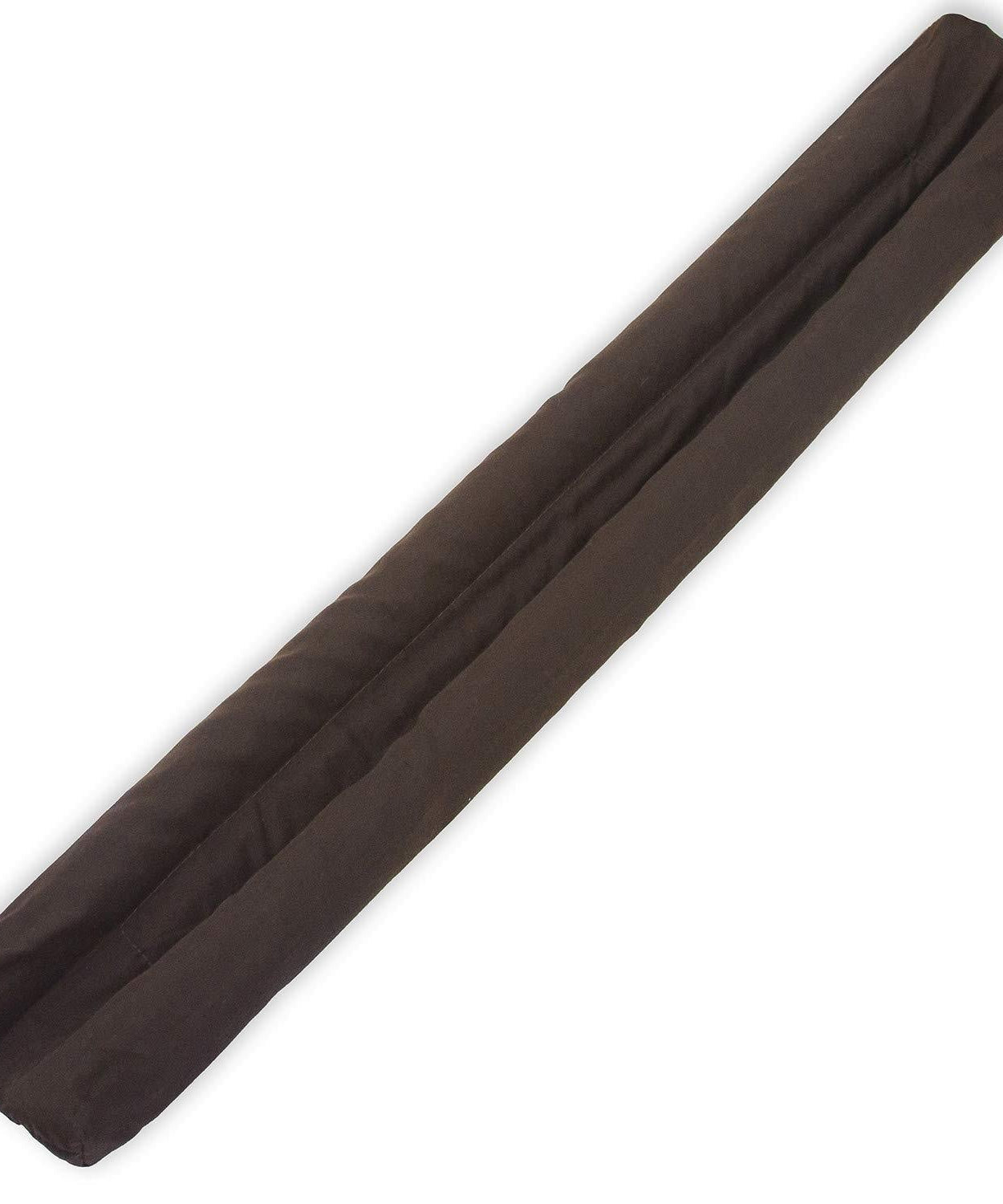 Twin door draft stopper protecting doors from drafts