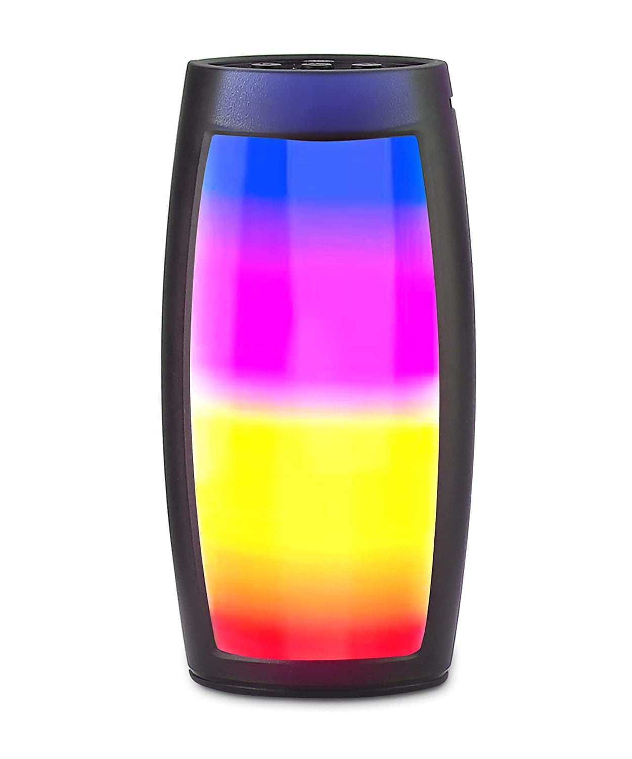 Portable speaker with light effects