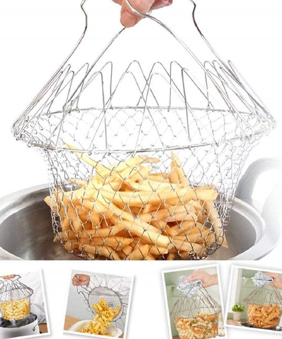 Chef basket for draining