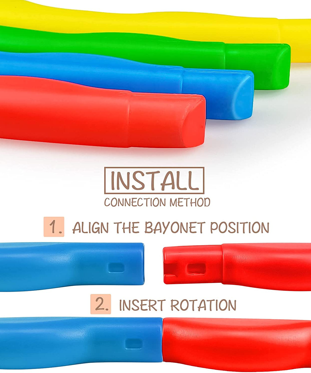 Fitness hoop with vibrant colors