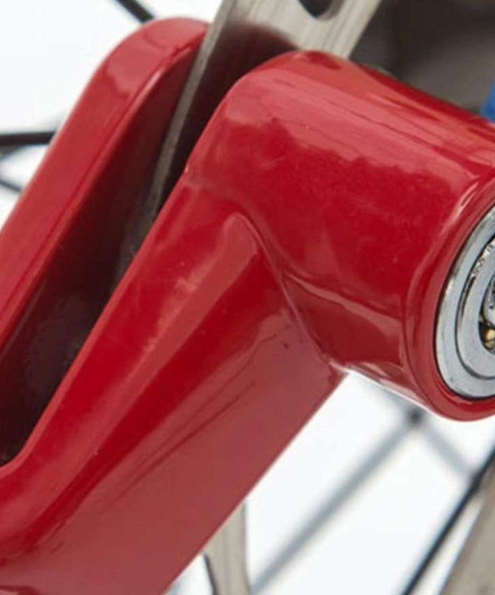 Efficient wheel lock for bike and scooter security