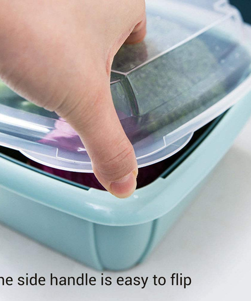 Collapsible food drainer basket with convenient double layers