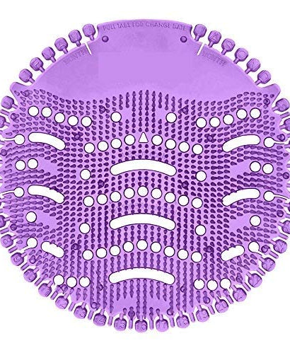 Anti-splash urinal screen mat.