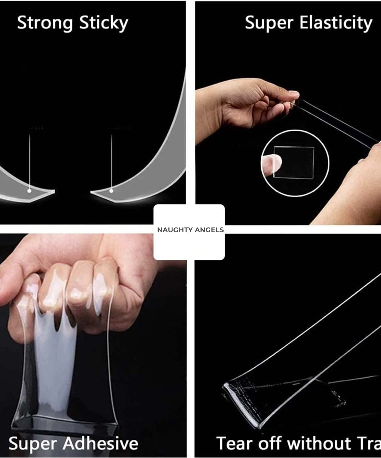 Nano tape for photos and posters.