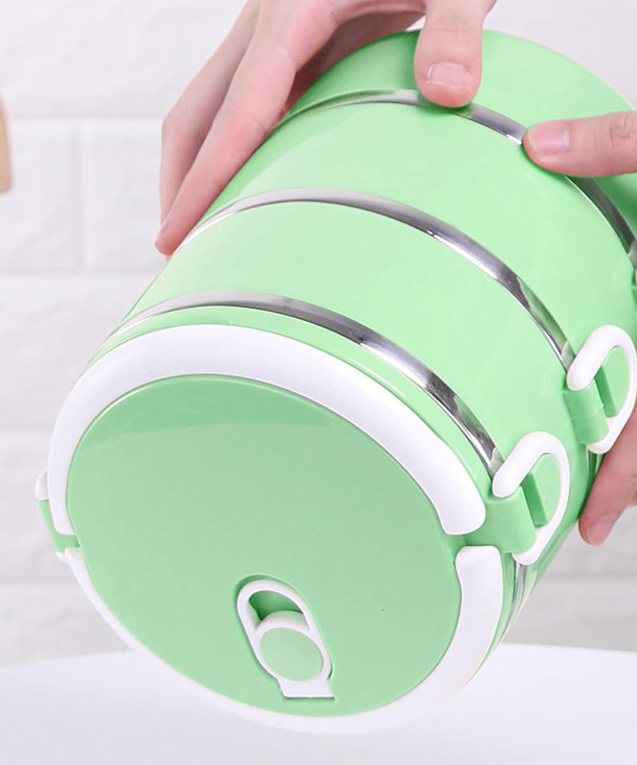 Steel Doraemon lunch box