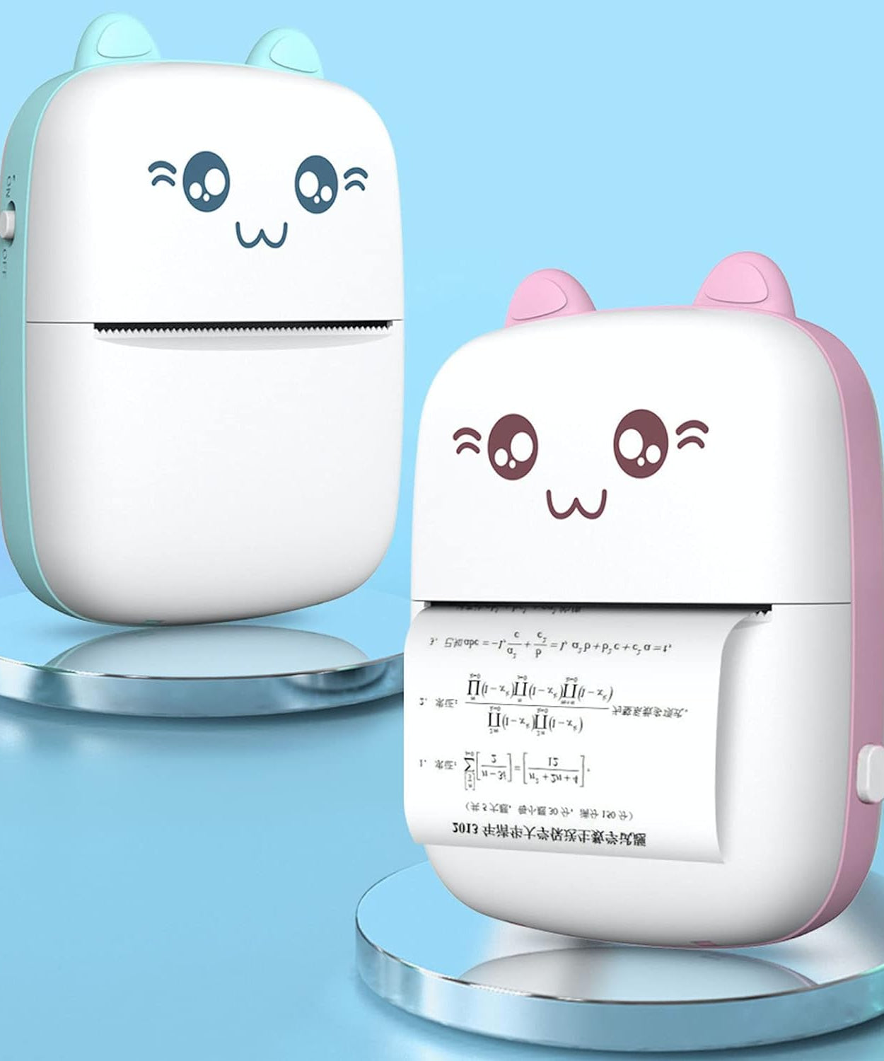 Pocket Mini Bluetooth Thermal Printer – Wireless Smart Printer for Photos (Includes 1 Roll Paper)