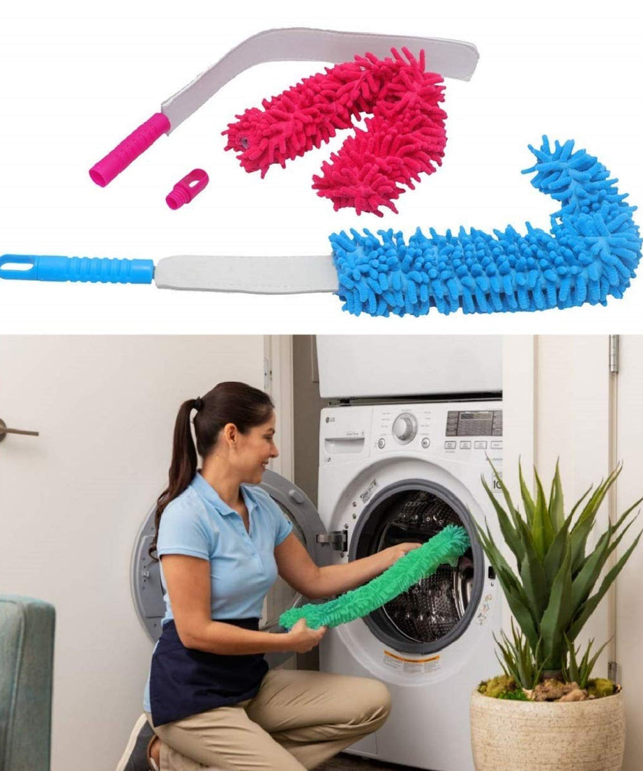 Fan cleaning tool with foldable design