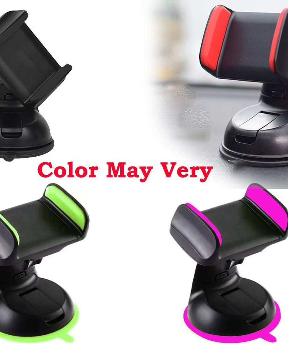 Silicone sucker phone mount.