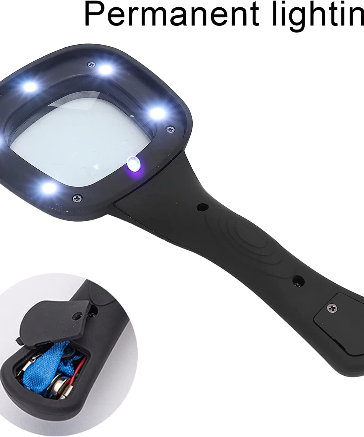 Handheld magnifier for detailed viewing