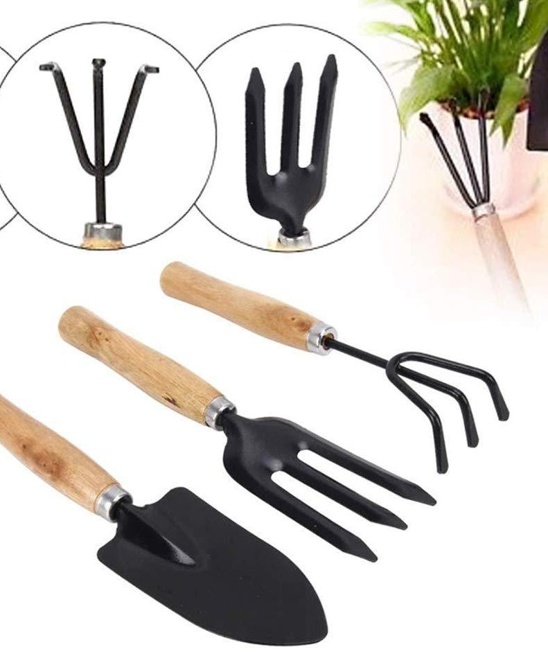 Set of 3 gardening tools