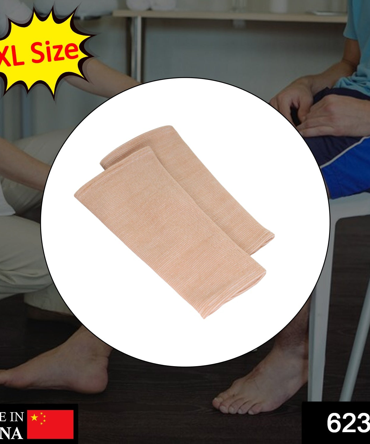 Extra-large knee cap for joint support and comfort