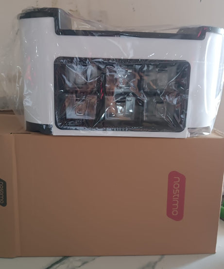 Multifunctional Kitchen Storage Organizer Rack with 6 Spice Containers, Knife & Spoon Holder, and Top Shelf