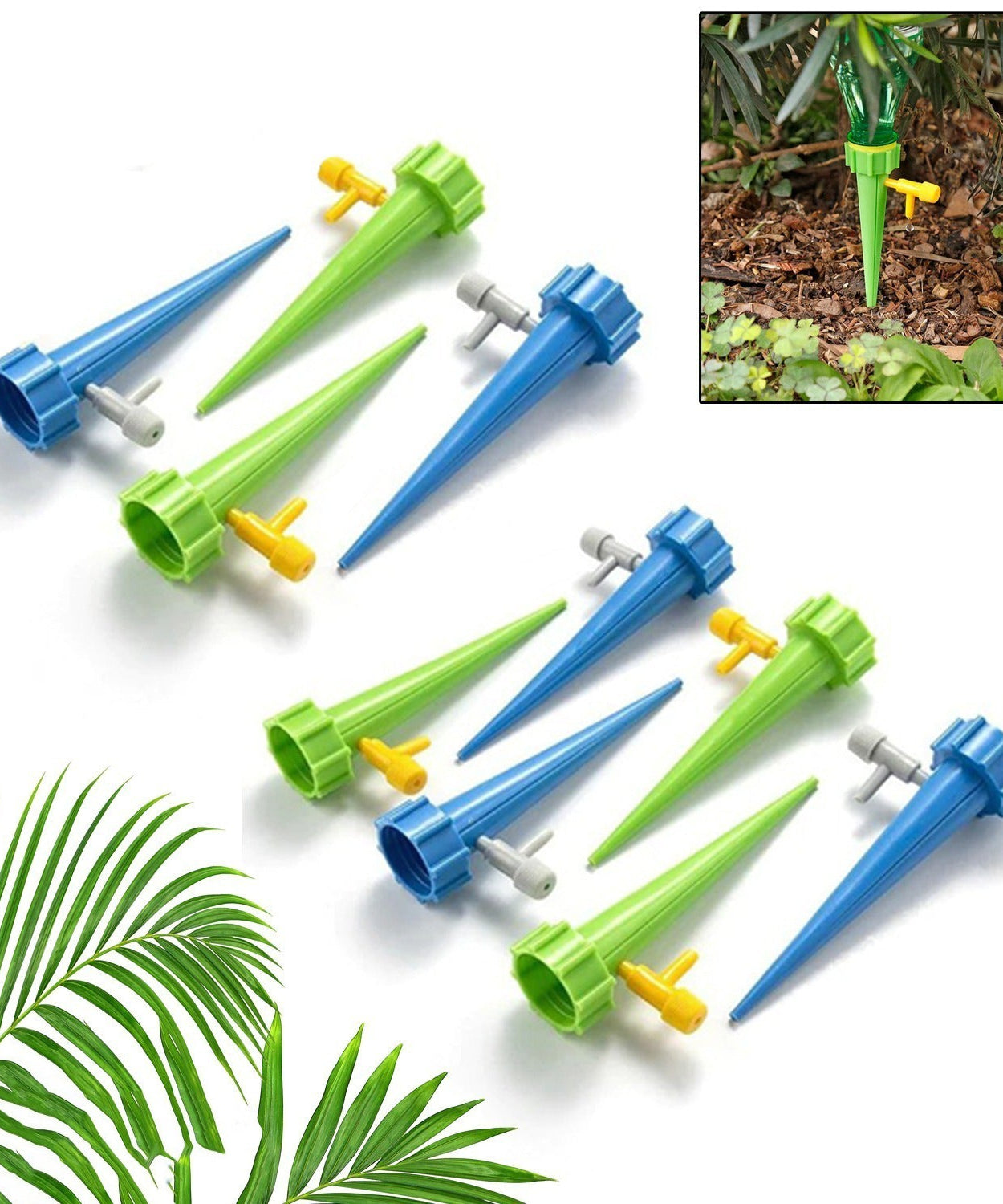 Adjustable Plant Watering Spikes with Slow Release Valve