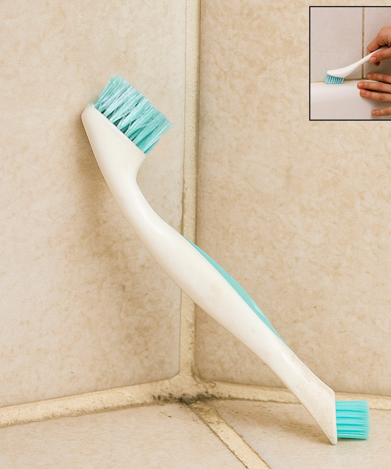 Multipurpose 2 side brush for home and kitchen use.