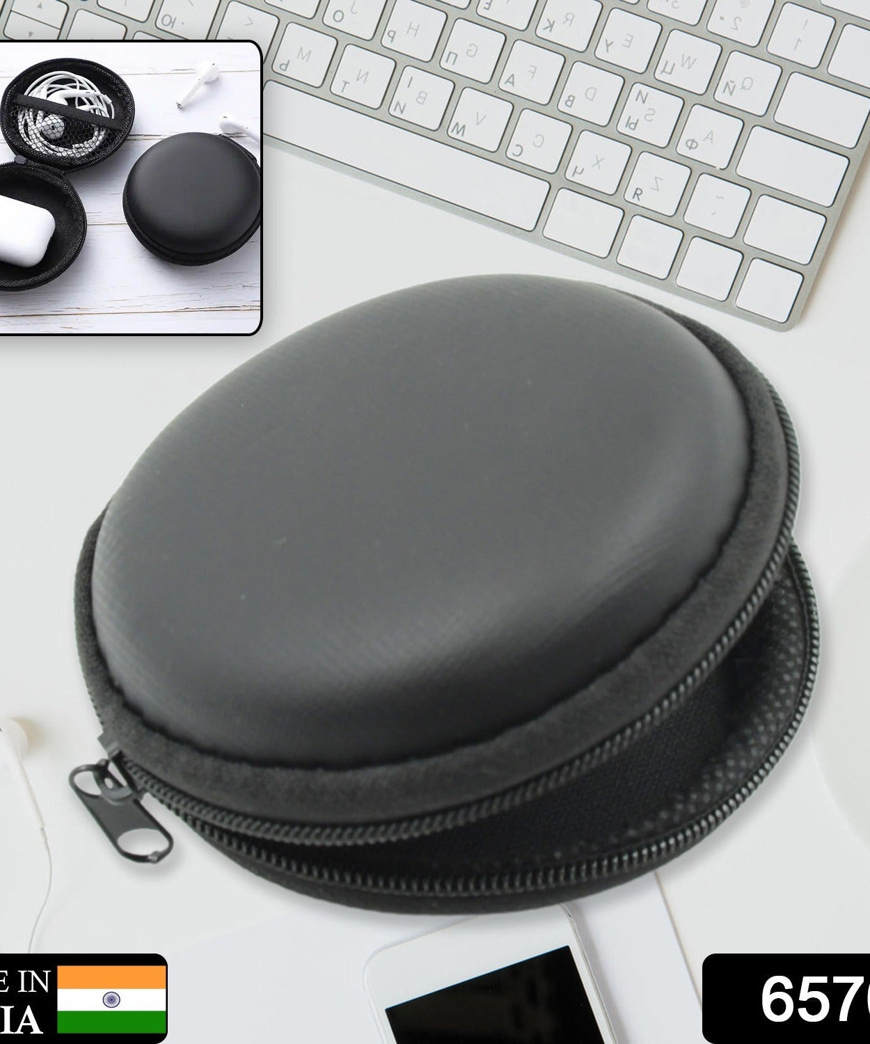 Multi-use pouch for headphones and cables