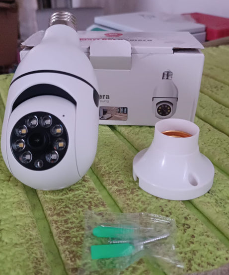 V380 Pro Fisheye 360 Degree Panoramic Wireless WiFi IP CCTV Security Camera (Pack of 1)