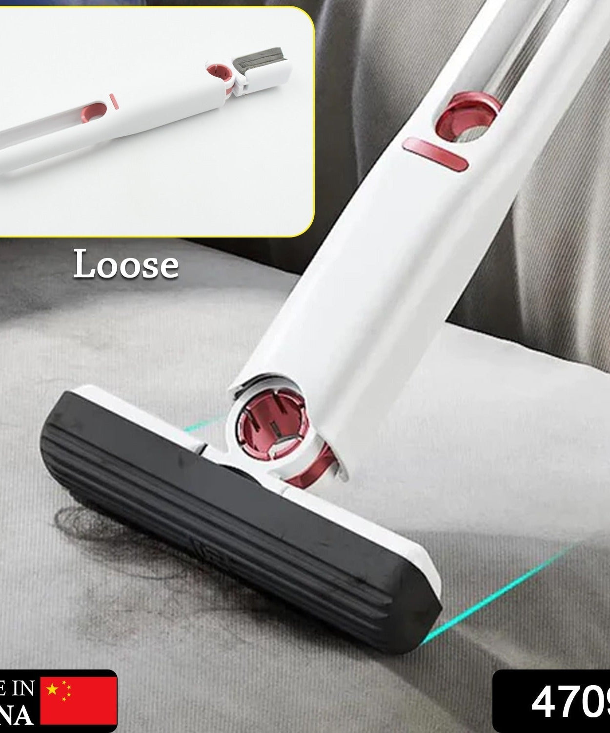 Portable Self-Squeeze Short Mop, Mini Hand Wash-Free Strong Absorbent Mop with 1 Cotton Head, Cleaning Sponge For Bathroom Kitchens Table