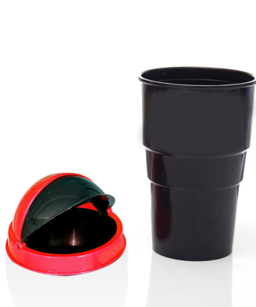 Mini trash bin for cars, multicolored, practical for keeping your vehicle clean.