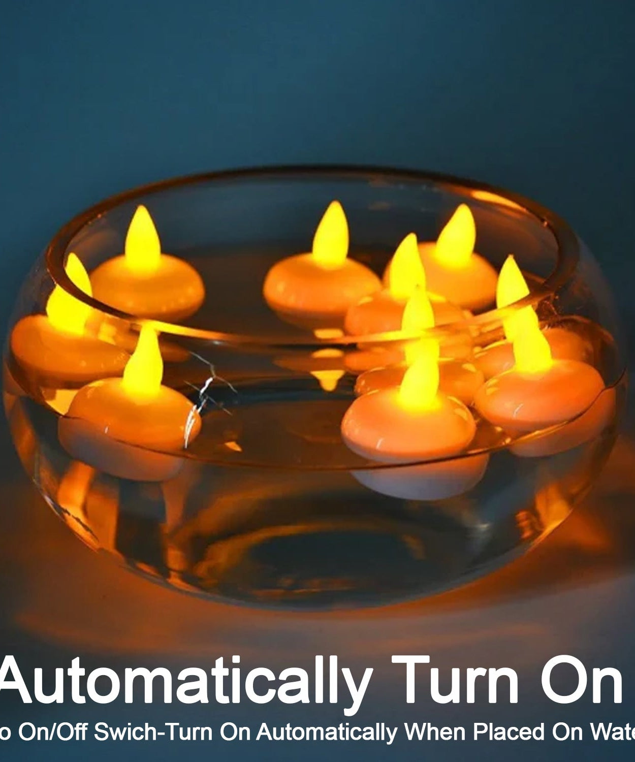 Battery-operated candles for decoration