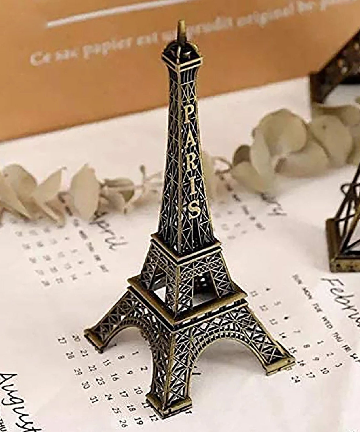 Eiffel Tower metal showpiece