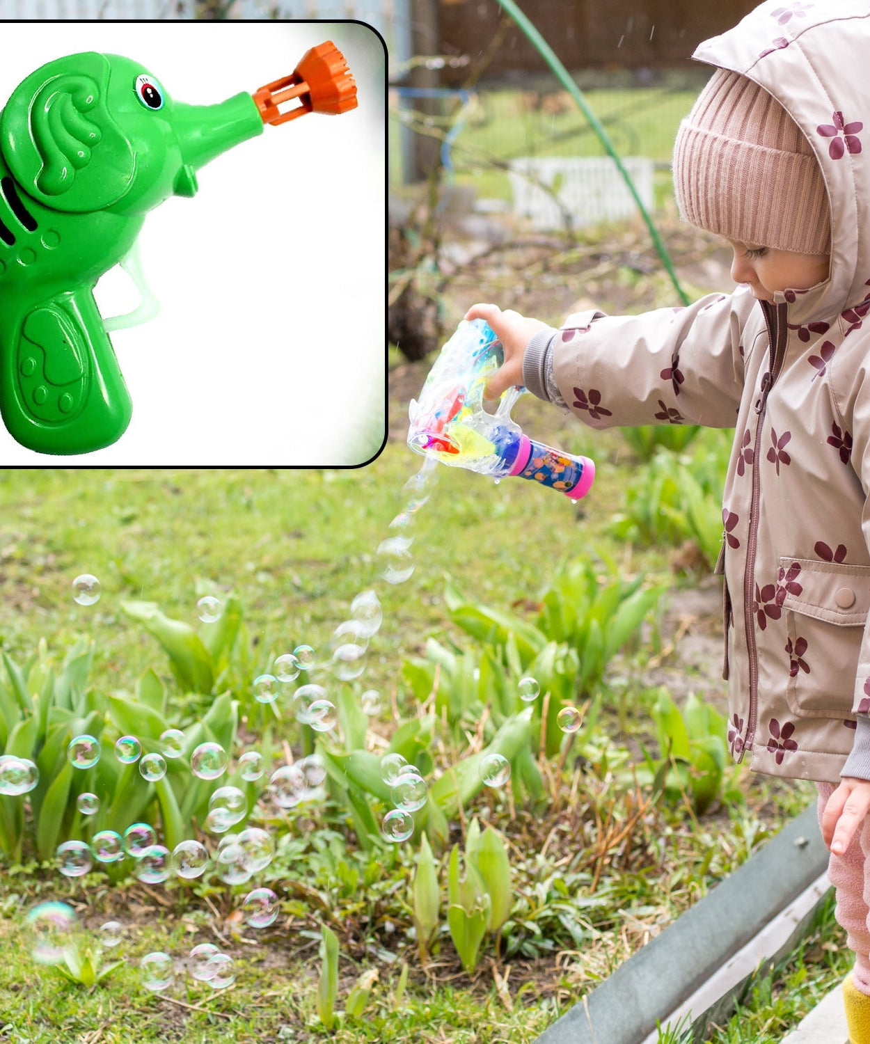 Cartoon Elephant Bubble Gun Toy