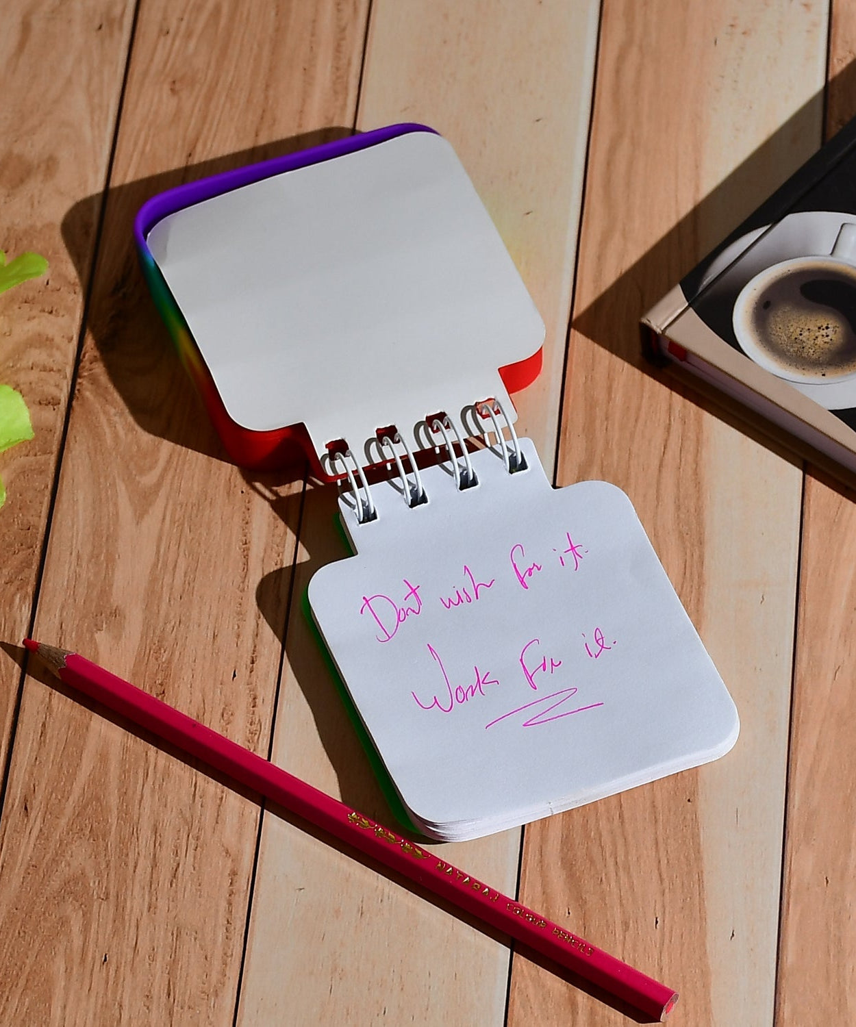 Fidget notebook with bubble push 