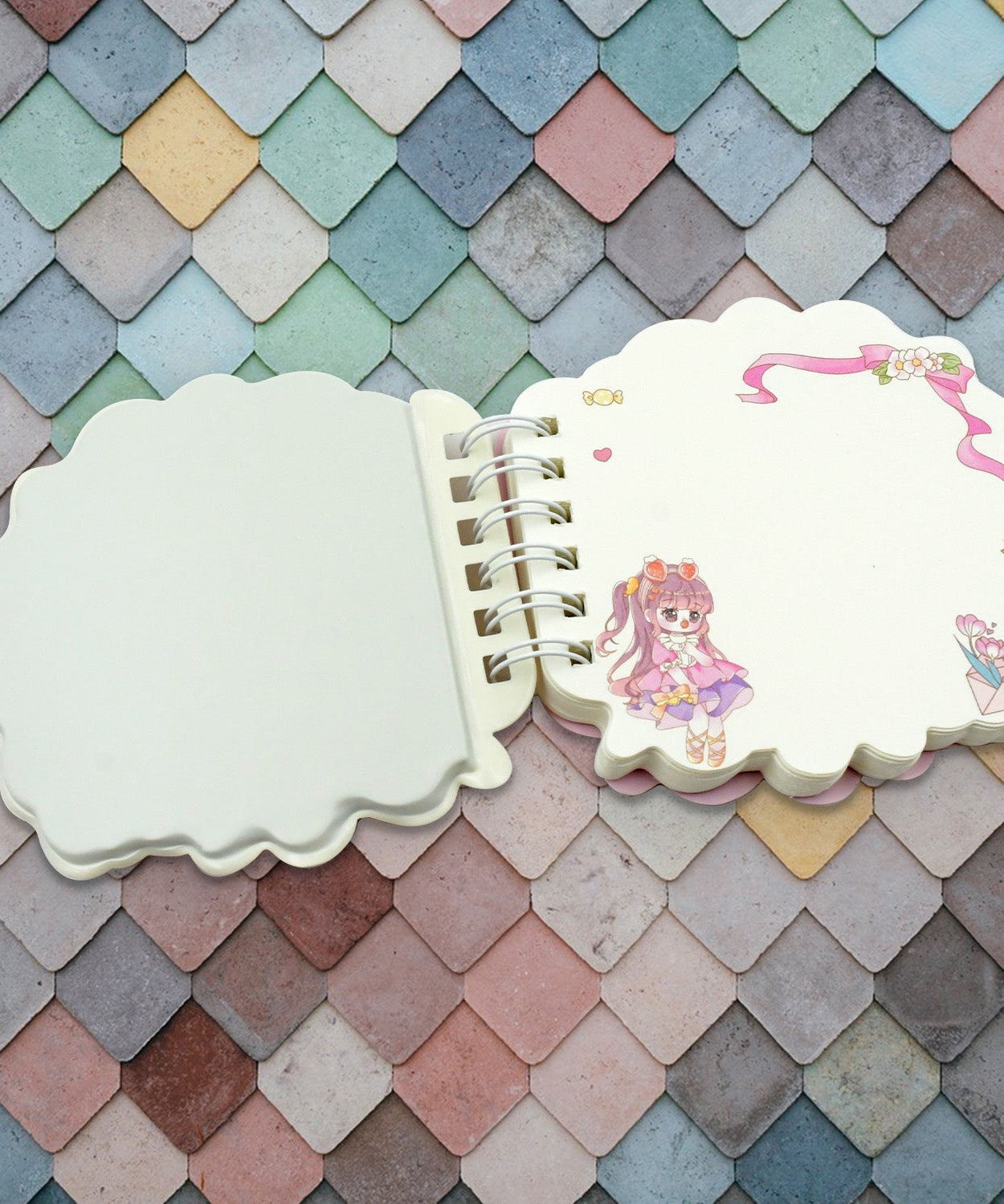 Adorable Cartoon Diary: Fun & Fancy Pages for Kids (Pocket Size, 1 Pc)