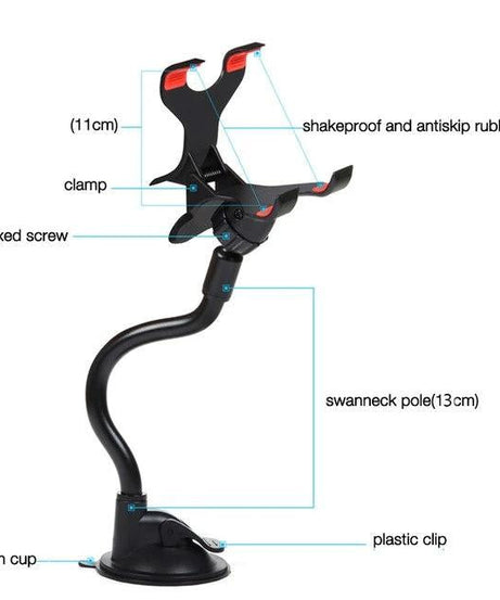 Phone holder with secure grip