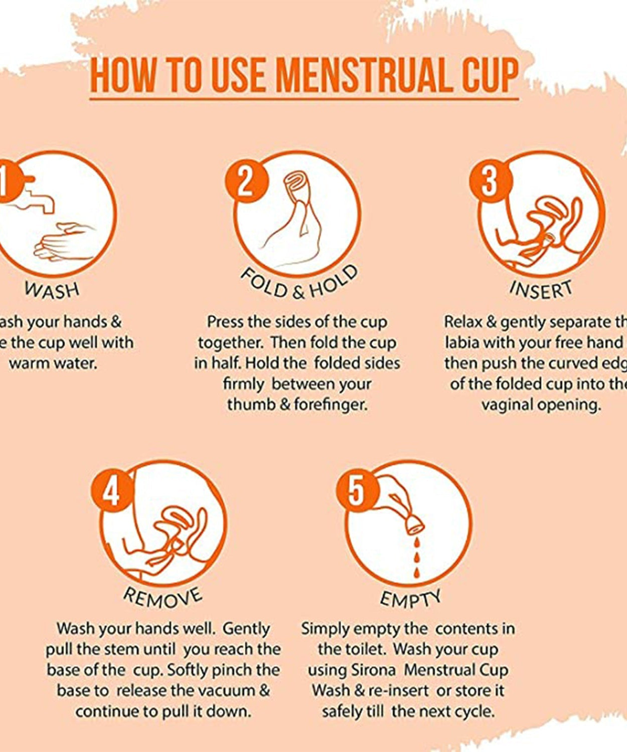 Reusable menstrual cup, comfortable and eco-friendly for women