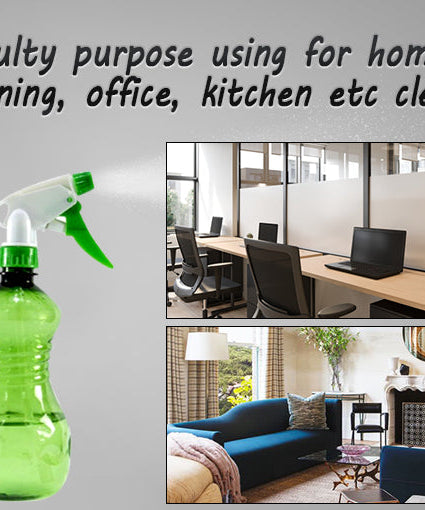 Versatile spray bottle for home and garden cleaning tasks
