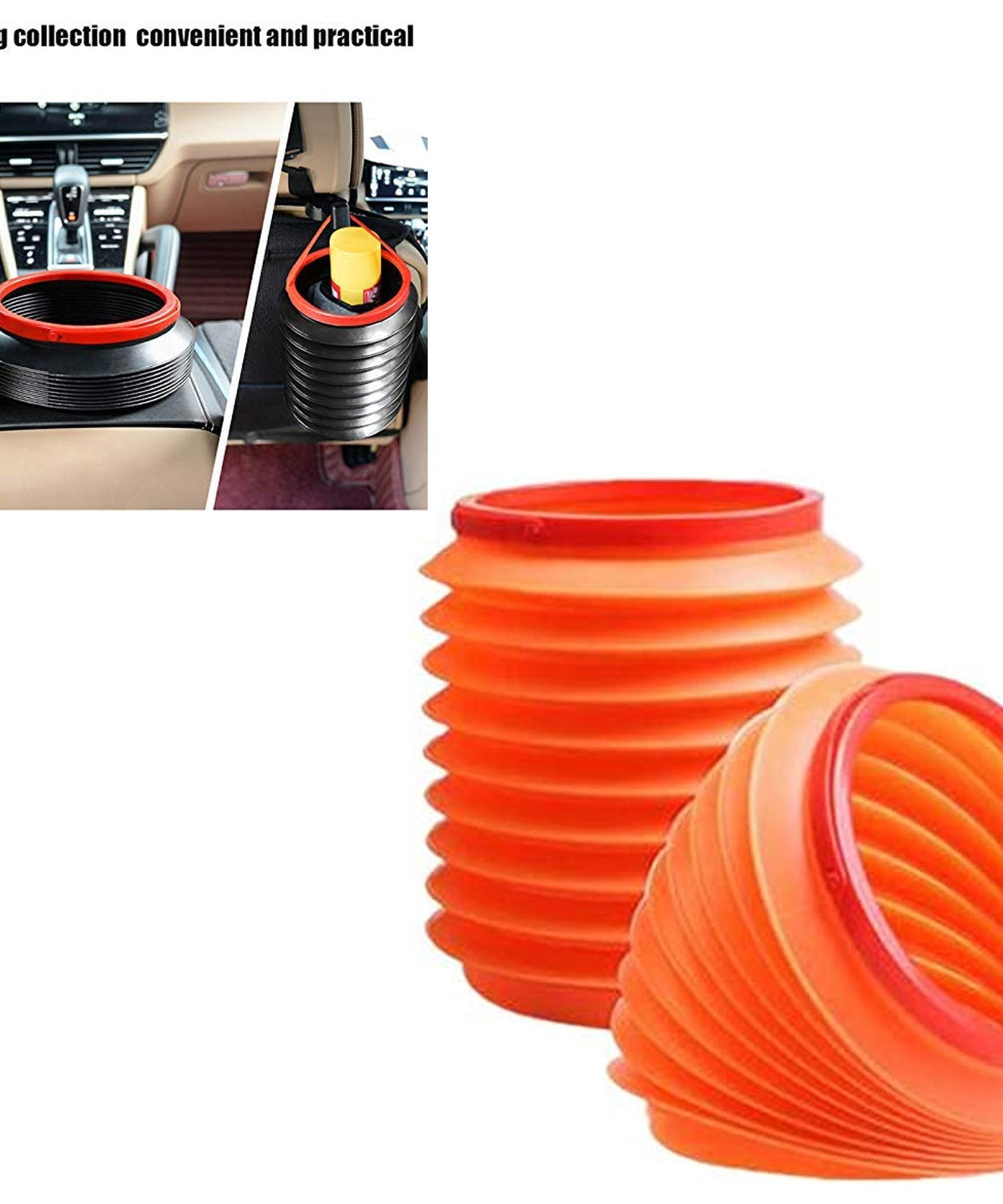 Foldable Storage Bucket , Water Container & Dustbin Multiuse Bucket For Home , Car & Kitchen Use Bucket