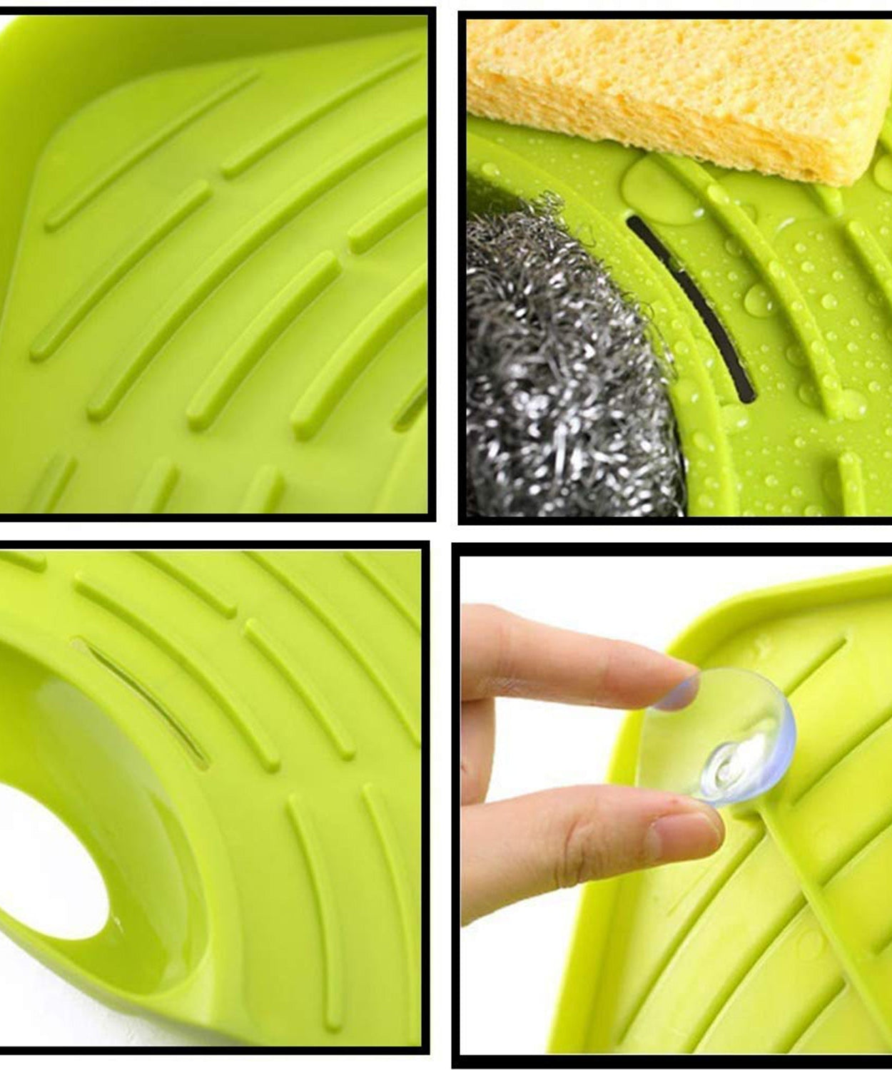 Corner strainer for kitchen sinks