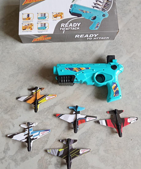 Outdoor airplane gun toy