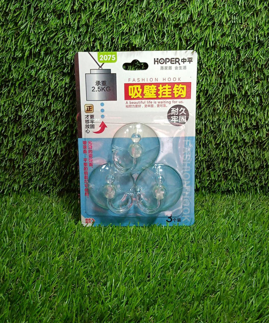 Vacuum sucker hooks for bathroom and kitchen use