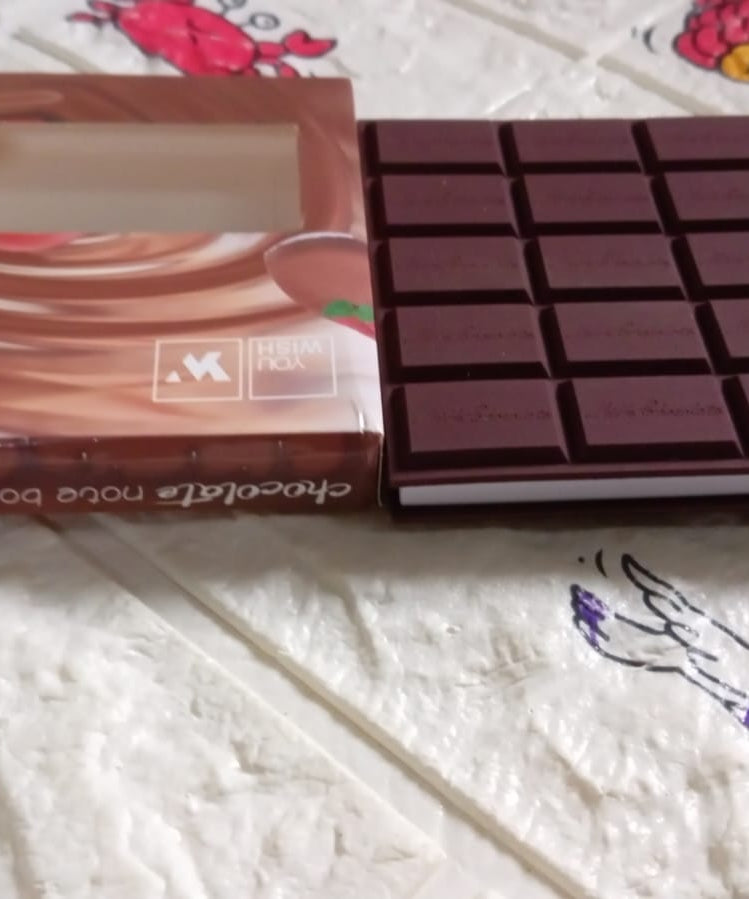 Small Chocolate Scented Bite-Shape Pocket Diary – Rectangular Memo Notebook for Kids (80 Pages)