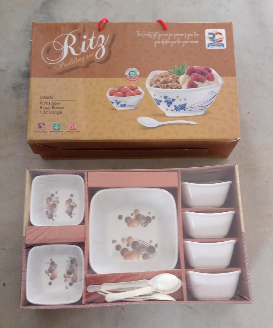 13-piece pudding cutlery for home and office.