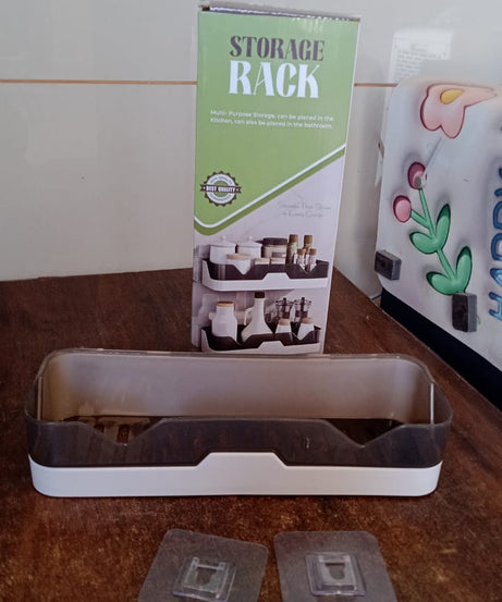 Wall Mounted Adhesive Bathroom Shower Caddy / Shelf / Plastic (1 Pc)